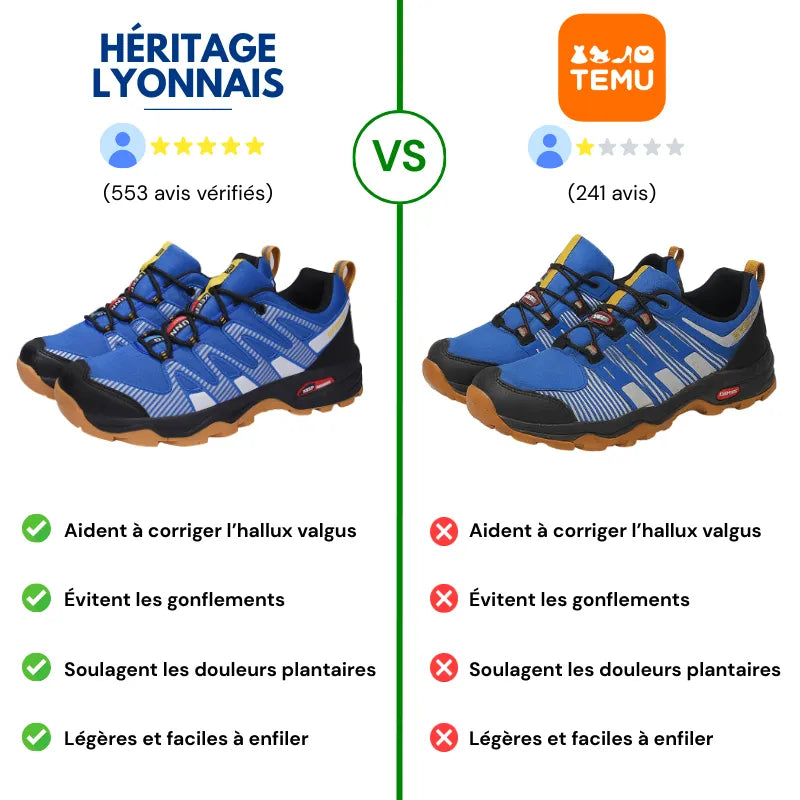 OrthoTrailPro™ - Chaussures de marche à confort orthopédique