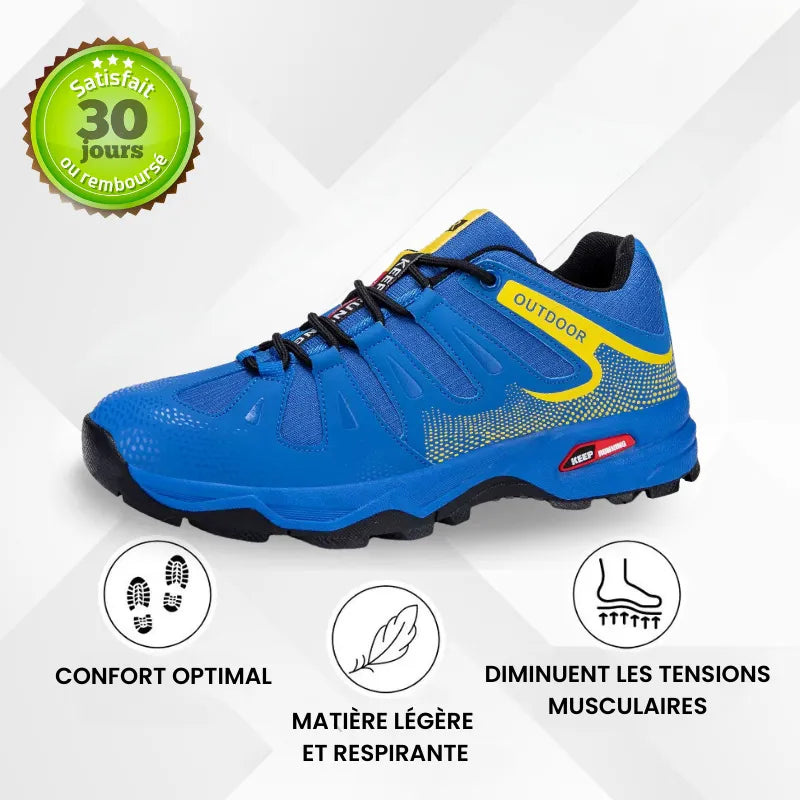 OrthoOutdoor™ - Chaussures de marche à confort orthopédique pour homme