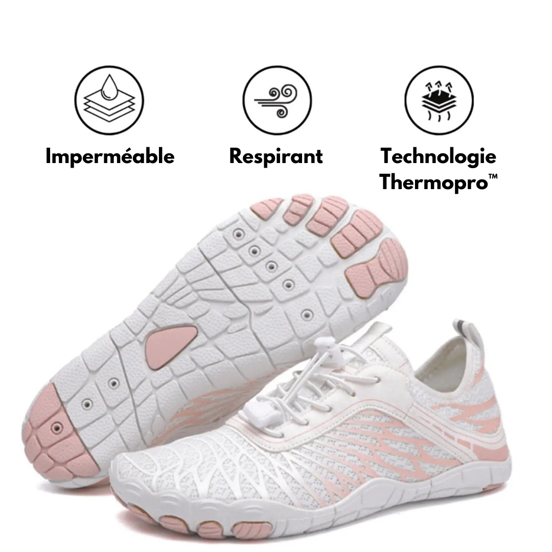 GripWave™ - Chaussures de marche sportive orthopédiques