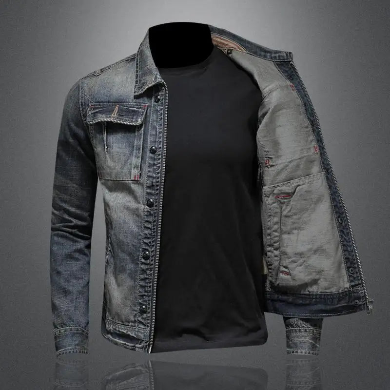 Dan™ - Veste denim vintage