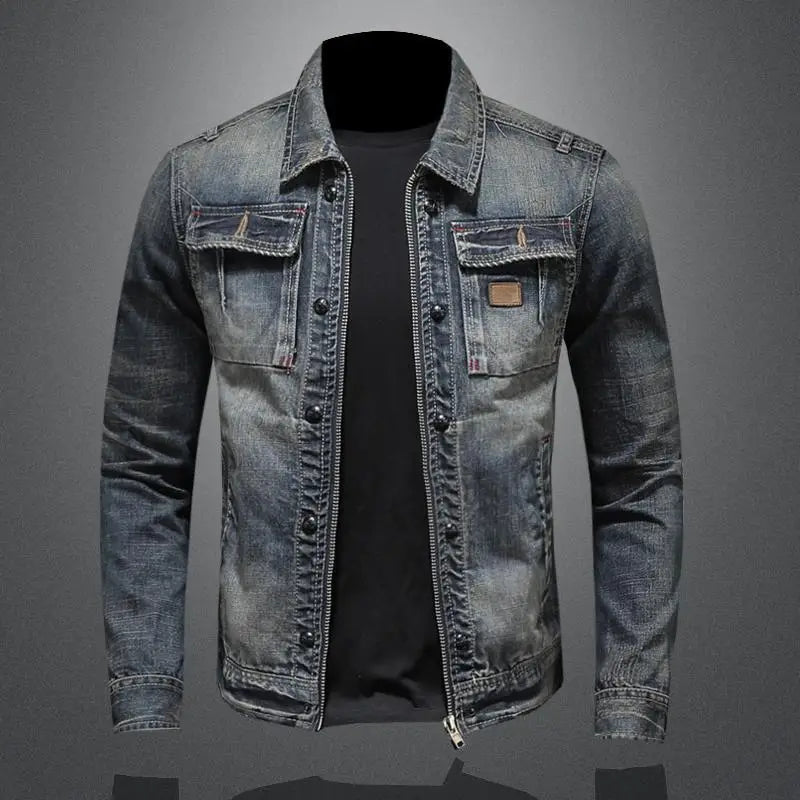 Dan™ - Veste denim vintage