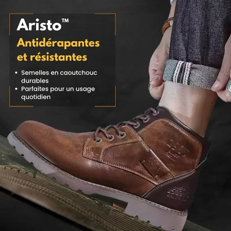 Aristo™ - Bottines à lacets avec zip